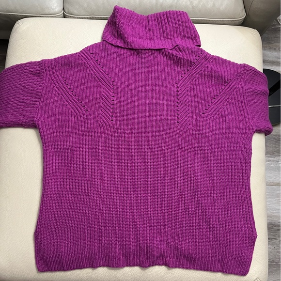 NWT - Fat Face Women’s Wool Blended Ribbed Knit Turtleneck Sweater - US 6/M - Picture 11 of 15